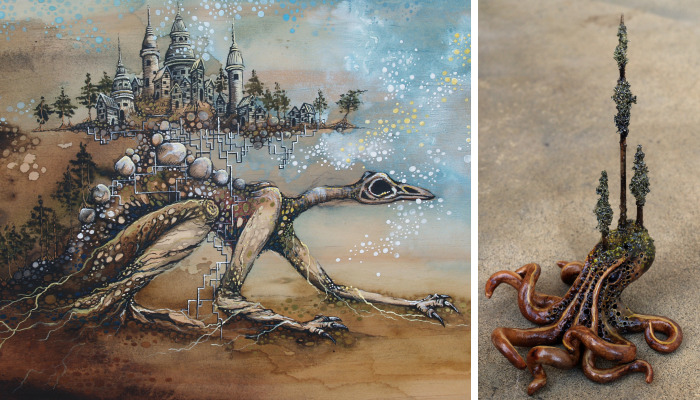 I Create Fantasy Illustration And Sculpture Inspired By Nature