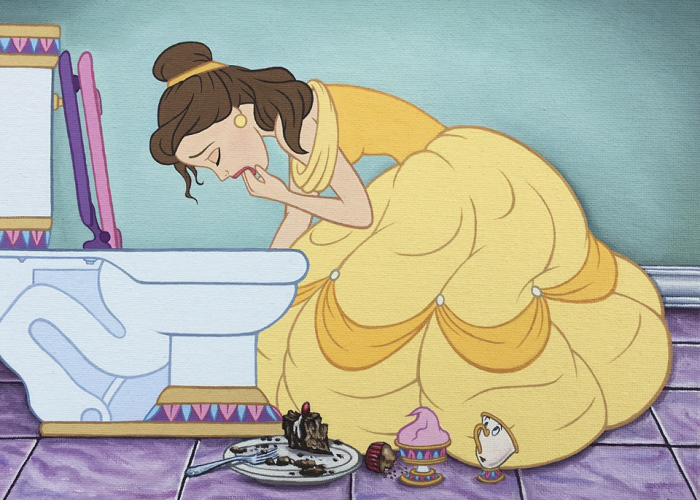 54 Controversial Illustrations Show Disney Characters Living In Modern Times