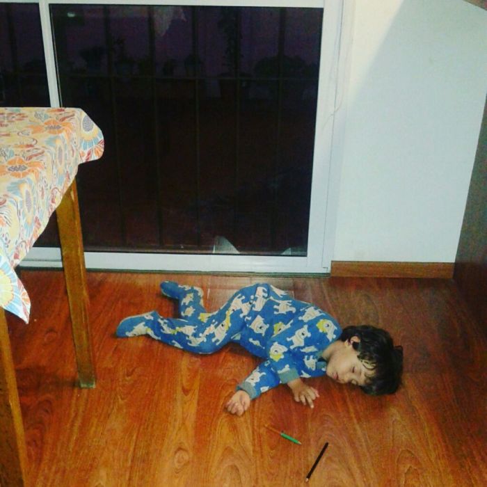 Sleeping Beauty On The Floor