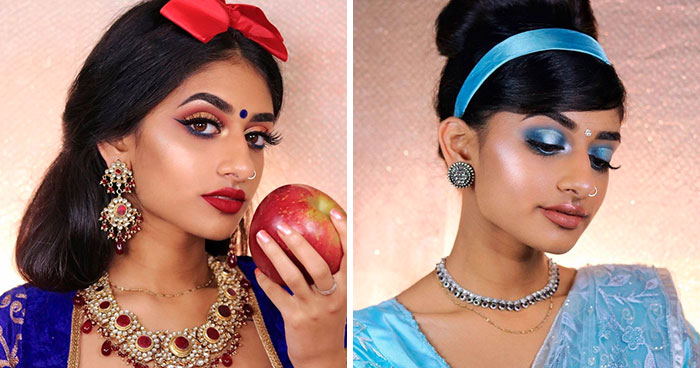Model Shows How Indian Disney Princesses Would Look Like, And Some Look Better Than Originals