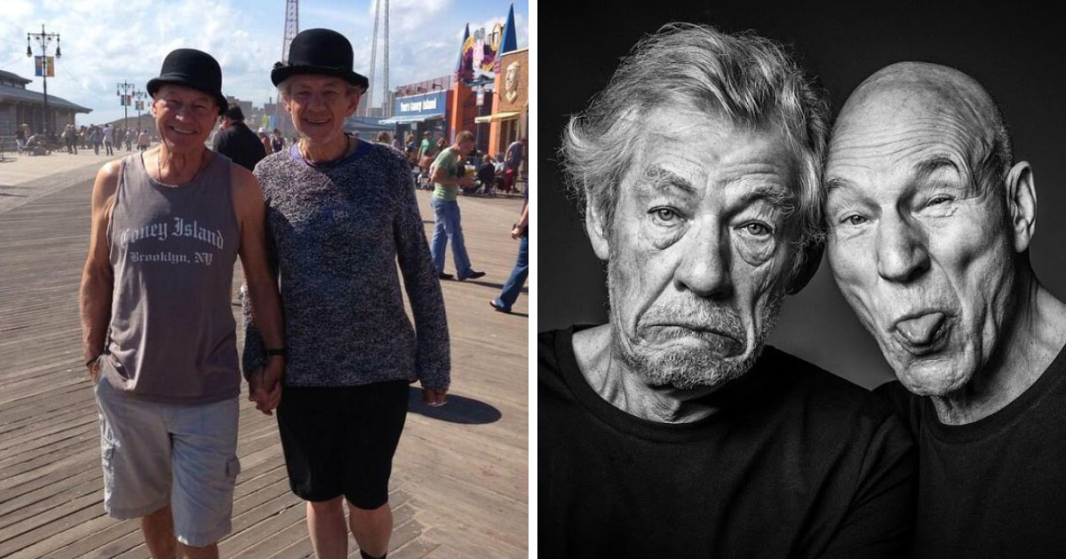 30 Of The Funniest Reasons Why Patrick Stewart And Ian McKellen Are BFFs