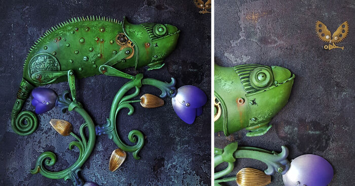 Steampunk Sculptures That I Create From Trash (Part 2) | Bored Panda