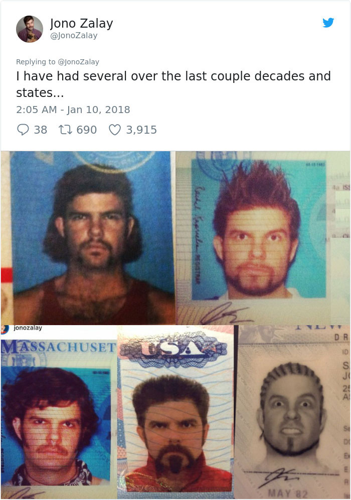 This Guy Keeps Trolling The Government With His Driving Licence Photos, And The Results Are Hilarious