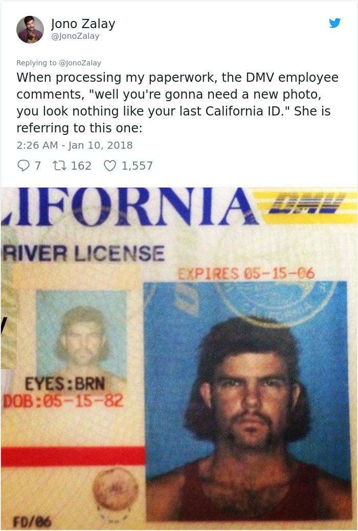 This Guy Keeps Trolling The Government With His Driving Licence Photos, And The Results Are Hilarious