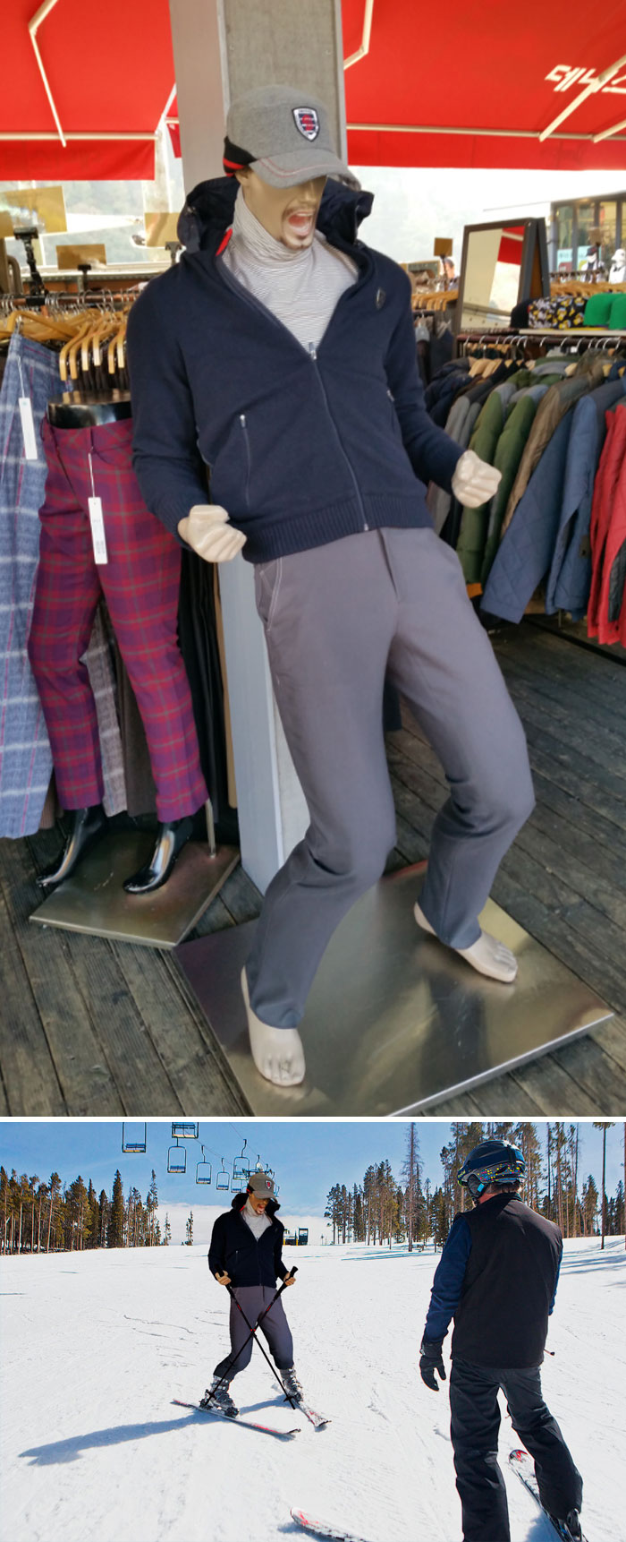 This Hyped Up Mannequin