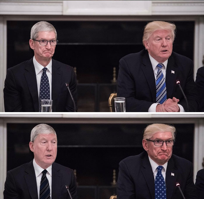 Tim Cook In A Meeting