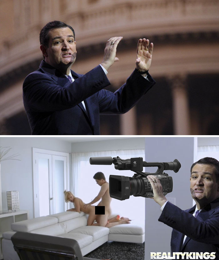 Ted Cruz Doing This With His Hands