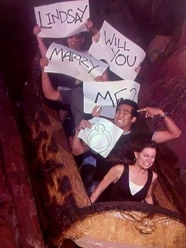 Now That's A Way To Propose