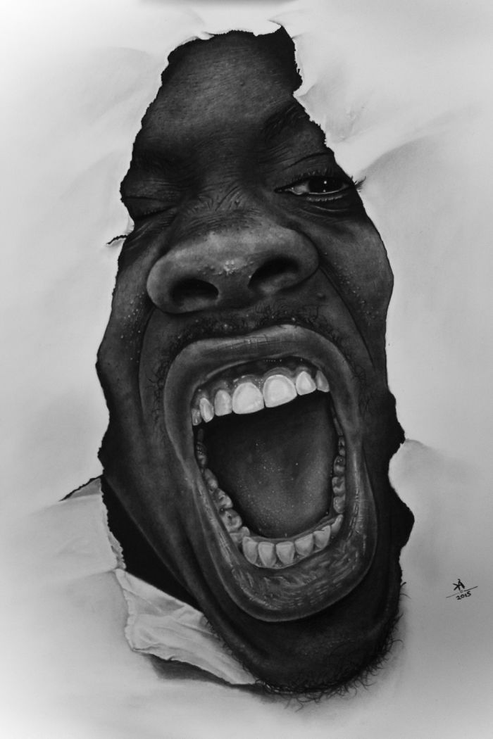 This Nigerian Artist's Artworks Are So Realistic It's Hard To Believe He Used Nothing More Than A Pencil