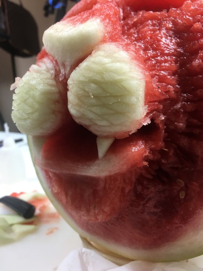 It Took 2 Hours To Turn This Watermelon Into A Lion