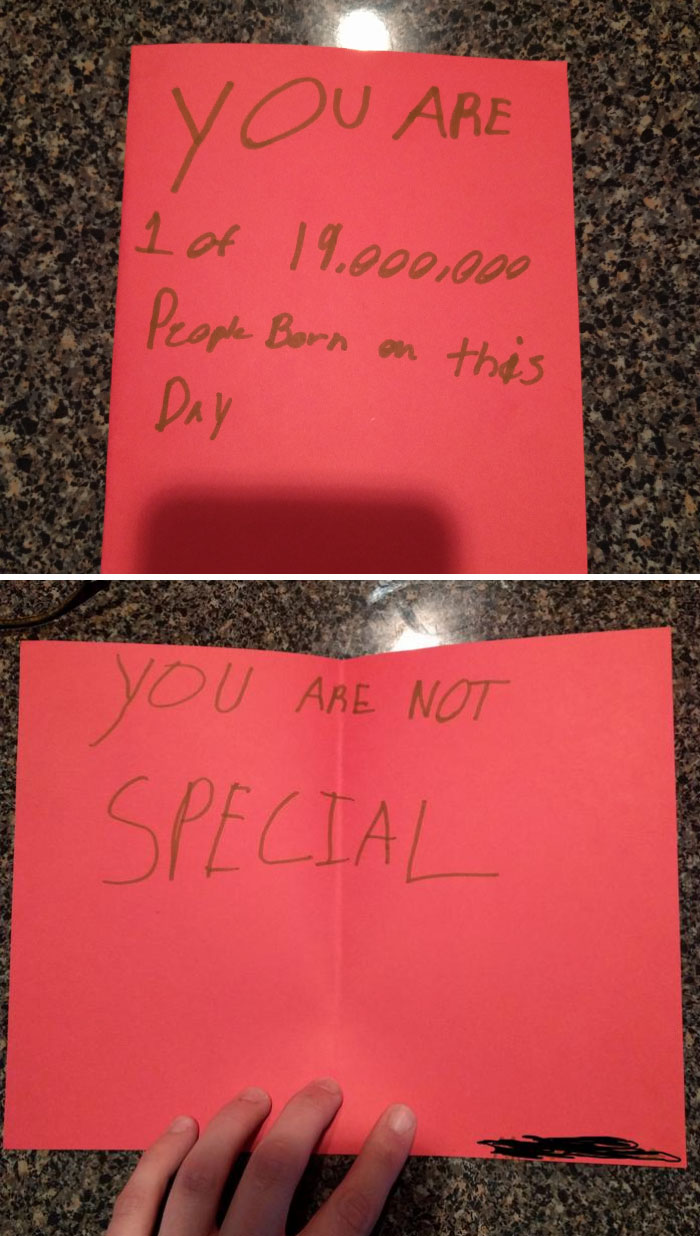 One Of My Girlfriends Students Gave Her This Card For Her Birthday