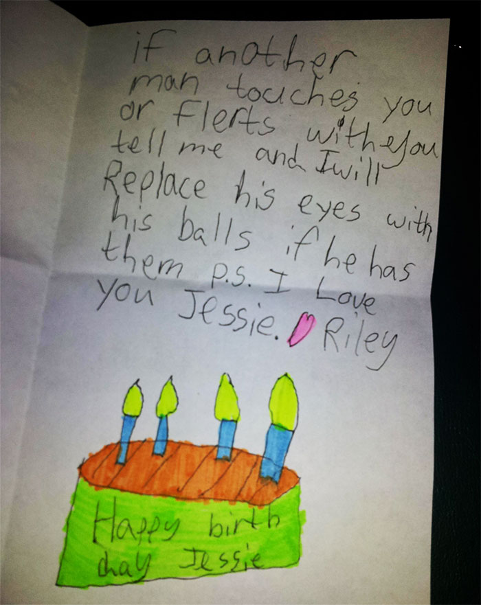 A 9-Yr Old Made A Birthday Card For My Sister