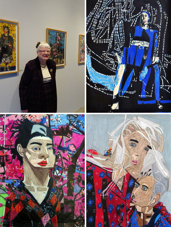 Helen Rae Is A 77 Year Old Deaf And Completely Non Verbal Artist. In 1990, When She Was 50 Years Old, Her Mother Enrolled Her At First Street Gallery, A Local Program For Adults With Disabilities, Where She Developed Her Drawing Skills