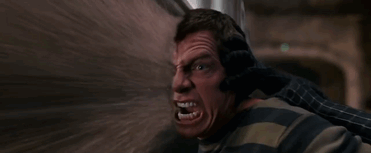 In Spider-Man 3, Spider-Man Grinds Sandman's Head Against The Train. Instead Of Turning Into Grains Like The Rest Of His Head, You See Teeth Fly Off