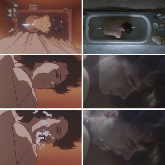In 'Requiem For A Dream,' A Scene From The Anime 'Perfect Blue' Was Recreated By Darren Aronofsky After He Purchased The Rights For That Film
