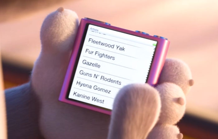 The Pun Names On Judy Hopps' Ipod In Zootopia