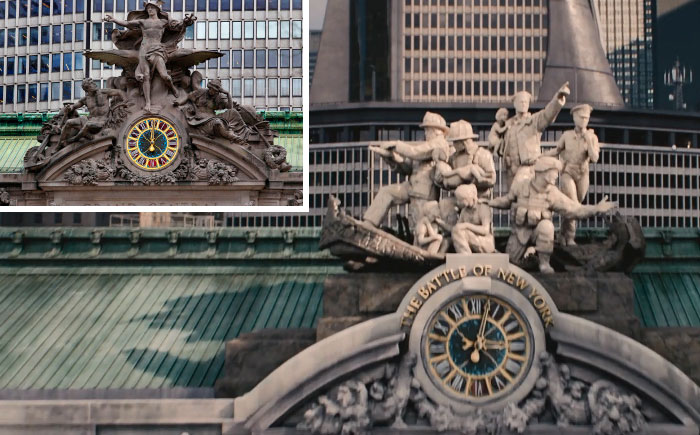 In Avengers: Age Of Ultron, The Clock Atop Grand Central Station Has Been Replaced With A Memorial To First Responders. The Original Was Destroyed In The First Avengers Film During The Battle Of New York