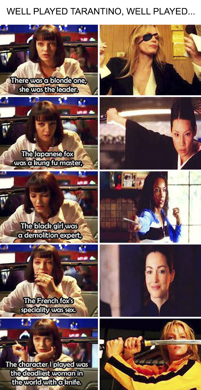 Connecting Pulp Fiction And Kill Bill In One Conversation