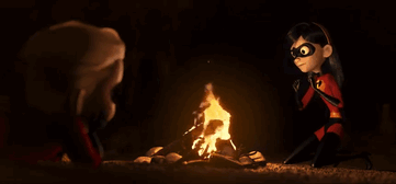 In The Incredibles, Violet Struggles To Generate A Force Field Around A Campfire. The Fire Flickers When Deprived Of Oxygen