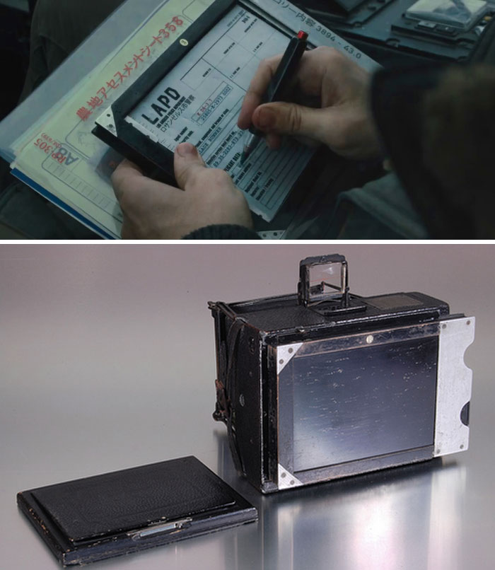 In Blade Runner 2049, The Tablet Ryan Gosling Uses Early In The Movie Is Actually A Plate Holder From A 1920s-Era Camera