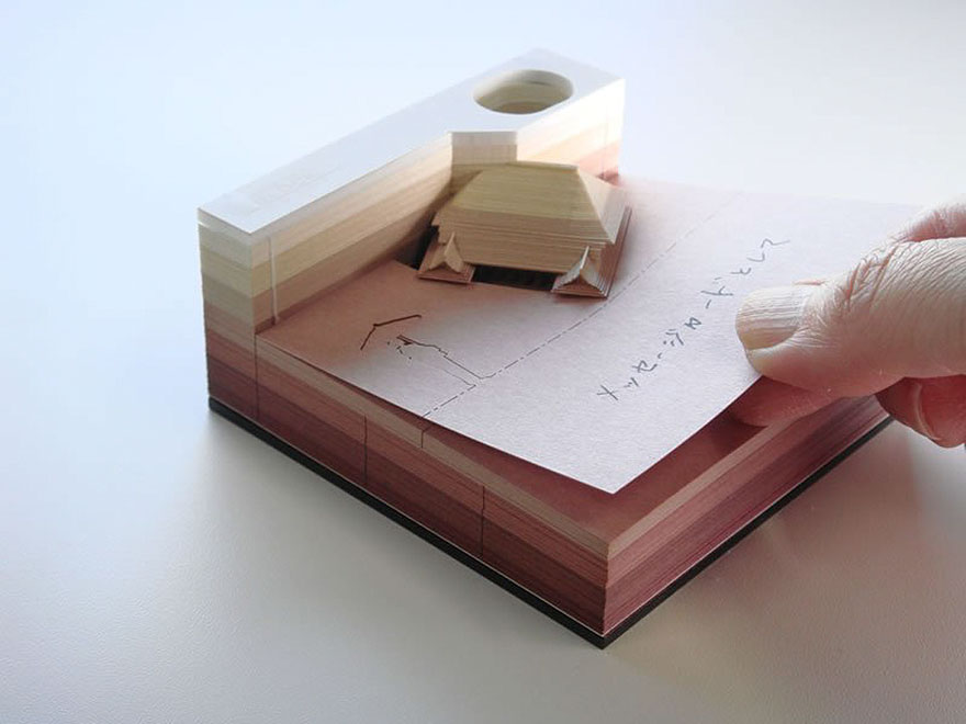 This Memo Pad Reveals Different Objects As It Gets Used, And Now We Want One