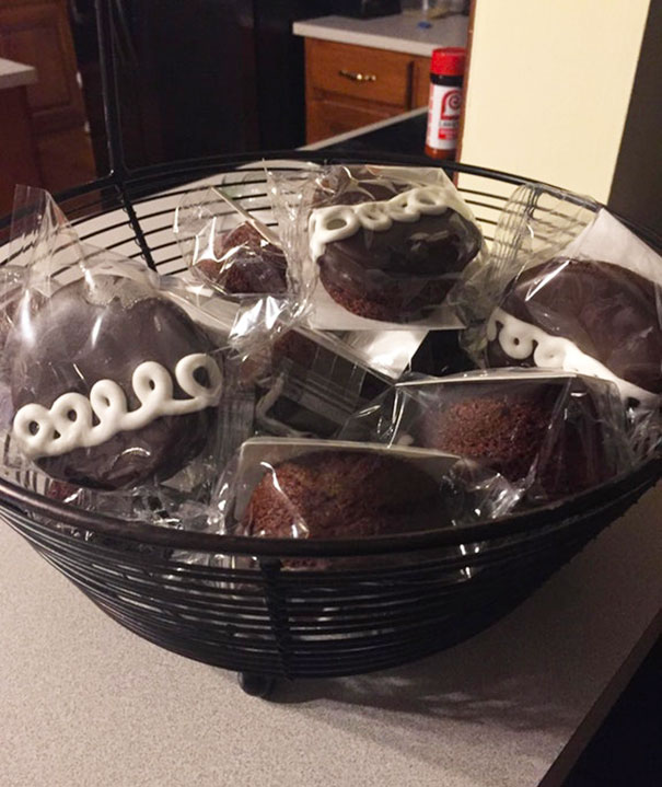 My Husband Went Grocery Shopping And Now I Have A Fruit Basket Full Of Cupcakes