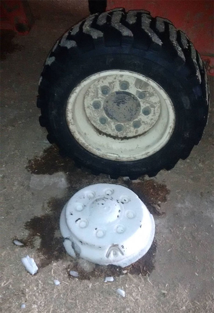 The Way The Snow Fell Out Of My Tractor Wheel