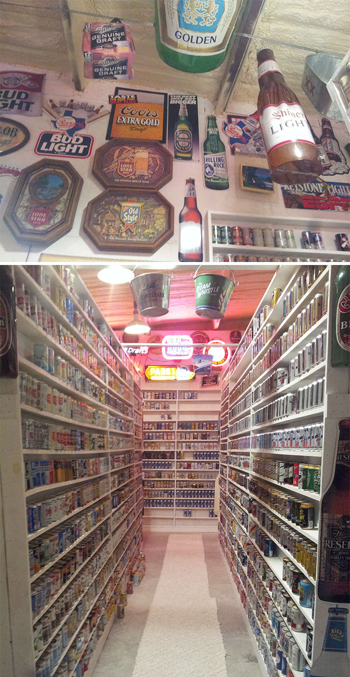 My Grandpa Has Been Collecting Beer Cans For Over Thirty Years, So I Thought I Would Go Ahead And Share His Collection