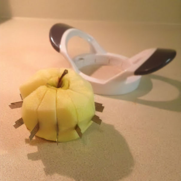 I Broke My Apple Slicer And Accidentally Created A Very Dangerous Apple