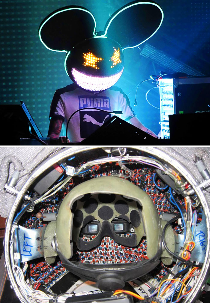 This Is How One Of The Deadmau5's Helmets Looks Like Inside
