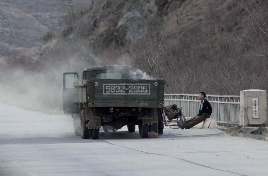 On The Highways, You Can See Trucks Loaded With Coal, Since North Korea Has Big Problem Getting Oil Like During Ww2