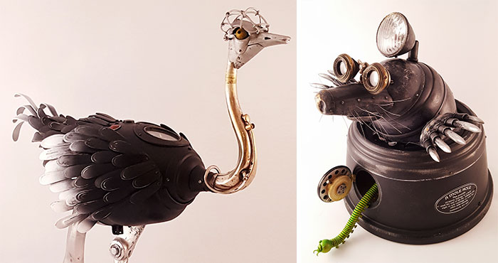 Steampunk Sculptures That I Create From Trash (Part 2)