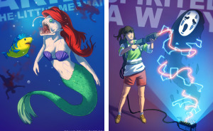 Our Beloved Childhood Characters Turned Into Tarantino-Like Monsters By Sylvain Sarrailh