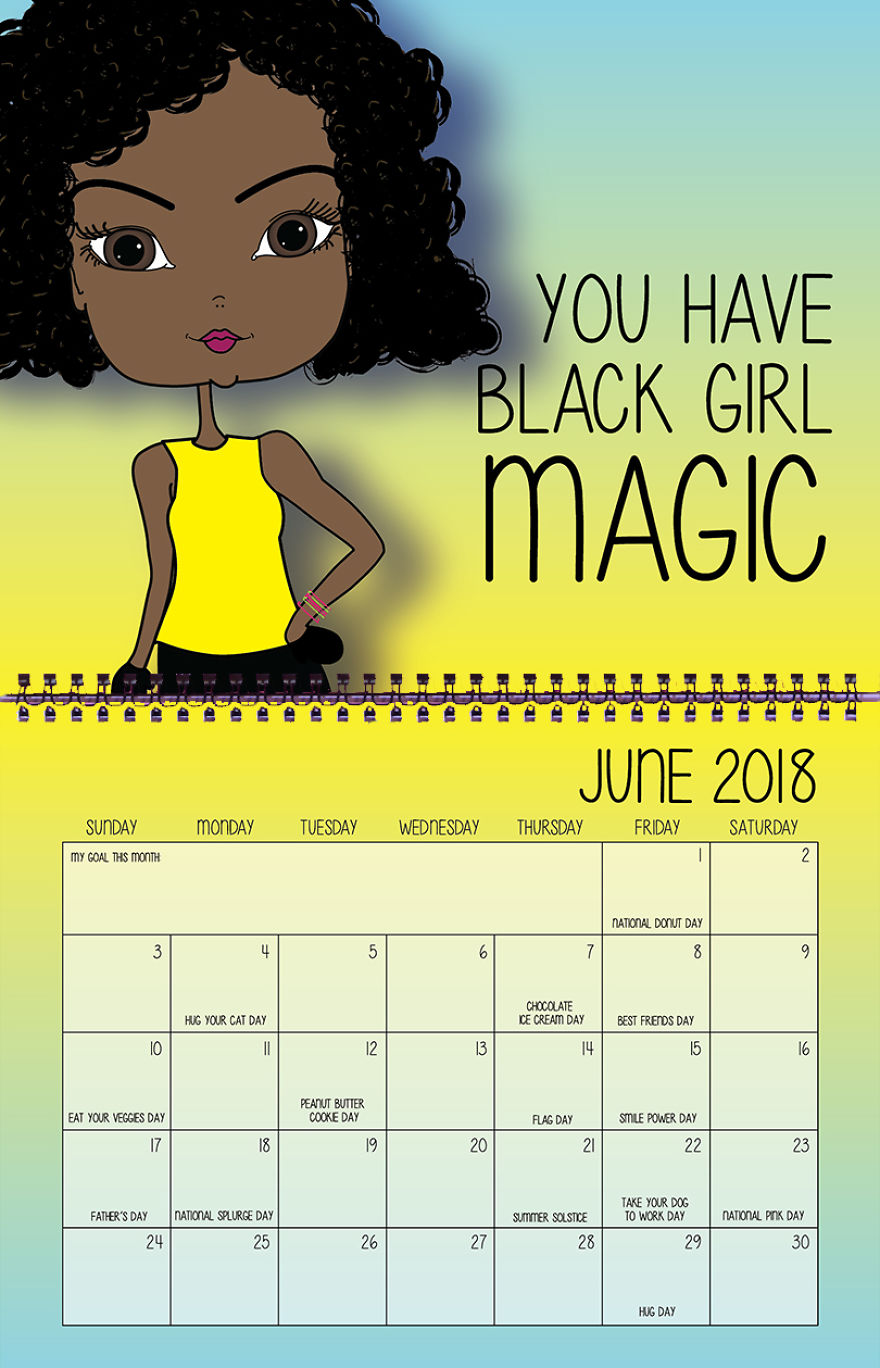 I Create Inspirational Calendars For Girls. I Create Inspirational Calendars For Girls.