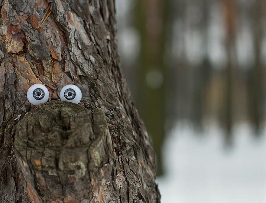Look At Me - I Add Eyes To Everyday Objects