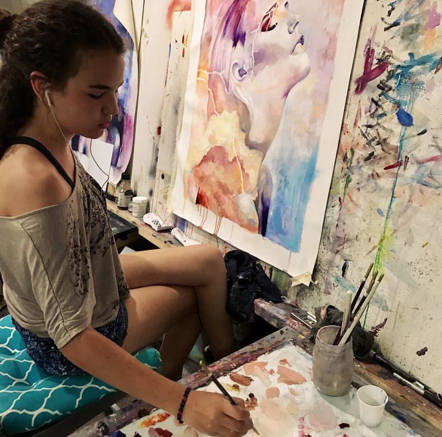 14-Year-Old Artist From Arizona Expressing The True Beauty Within