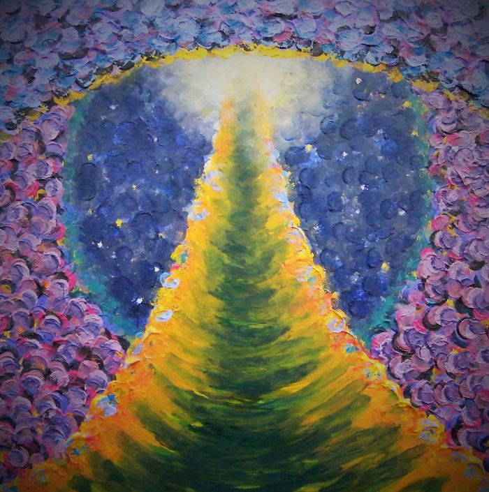 Artist Creates An Entire Painting With Only His Big Toe