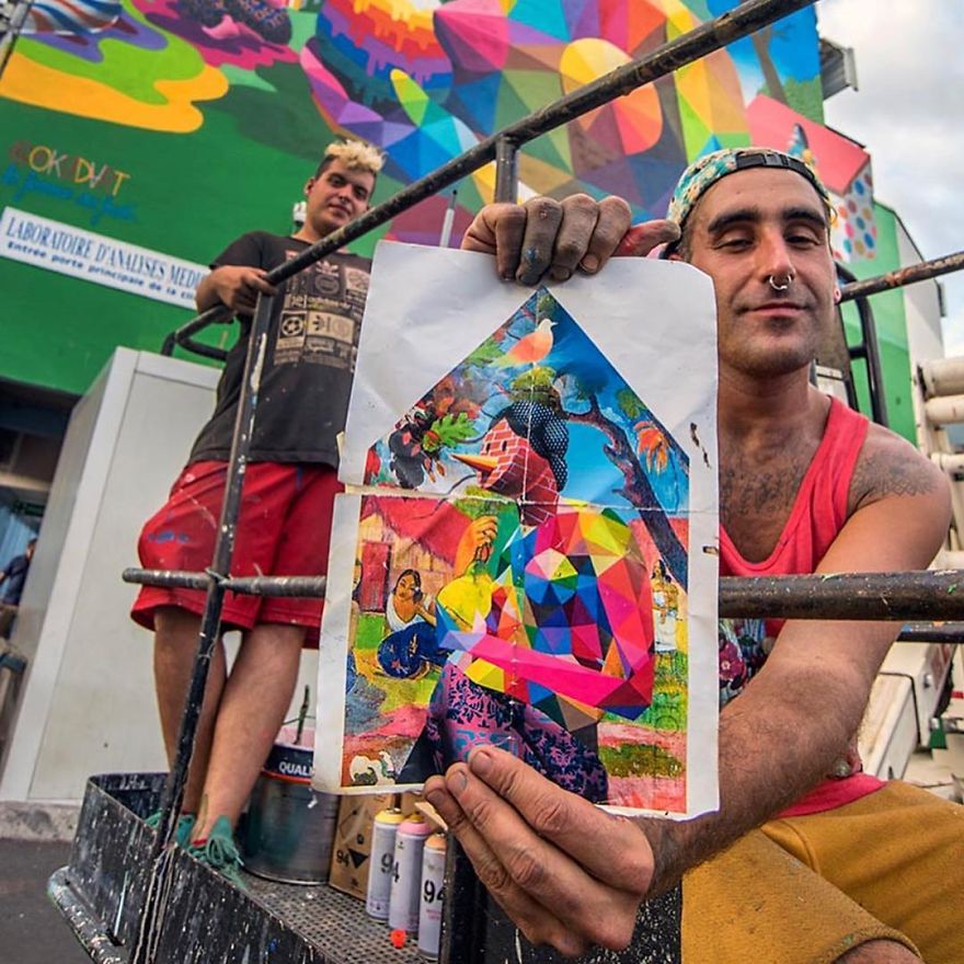 Artist Travels Around The World Covering It In Beautiful Technicolors, And The Result Will Astound You.