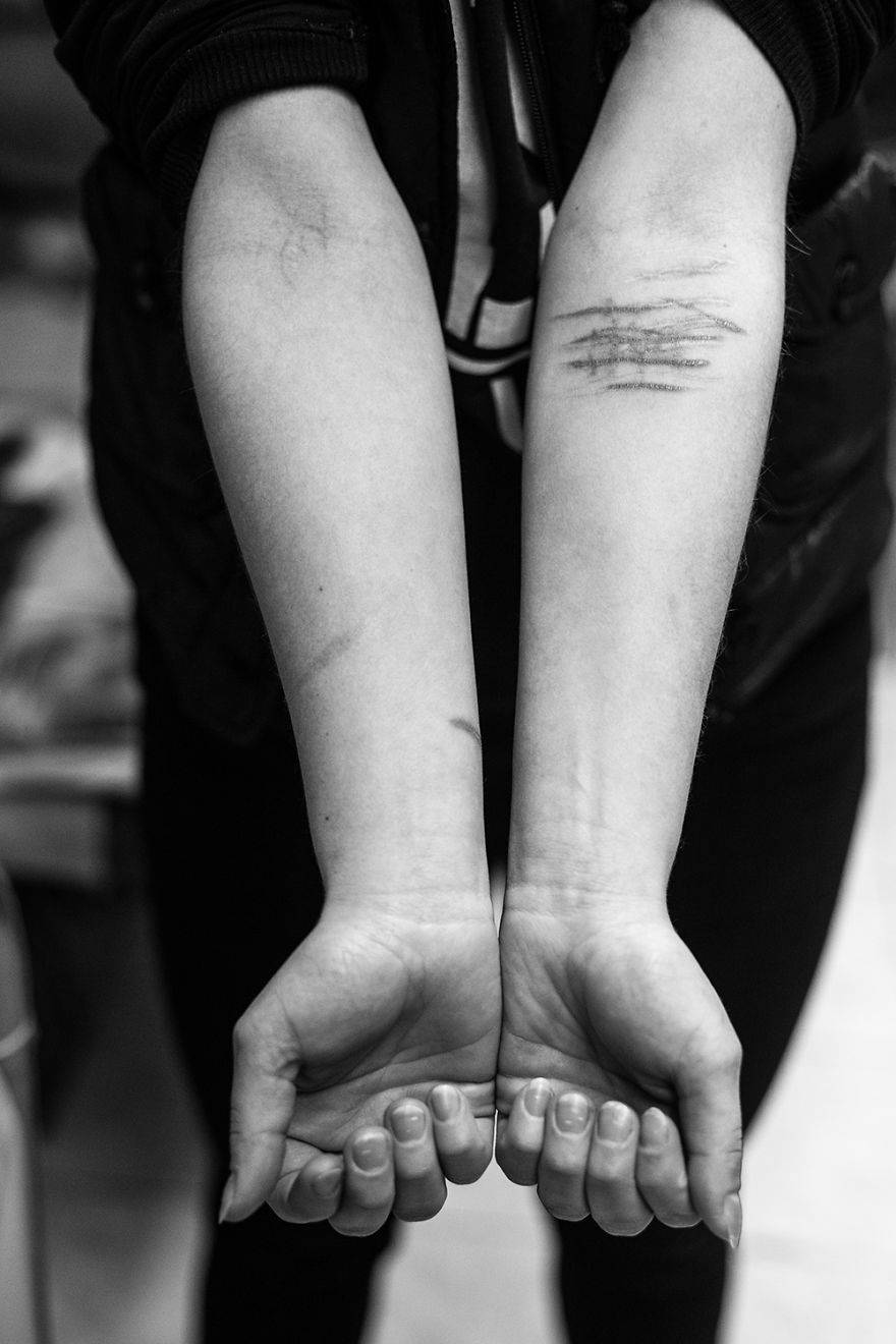 [no]life. We Created Social Art Project In A Local Women`s Prison: Henna Graphic And Photography.