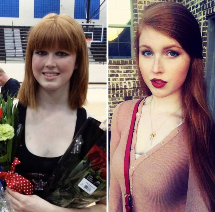 17 To 22. My Hair Doesn't Look Like A Bad Wig Anymore