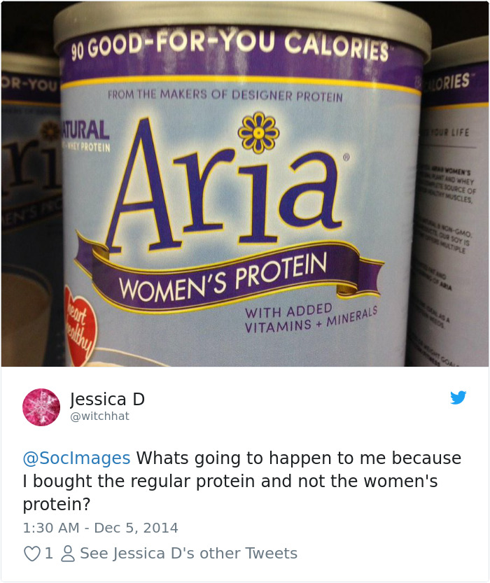 Whats Going To Happen To Me Because I Bought The Regular Protein And Not The Women's Protein?