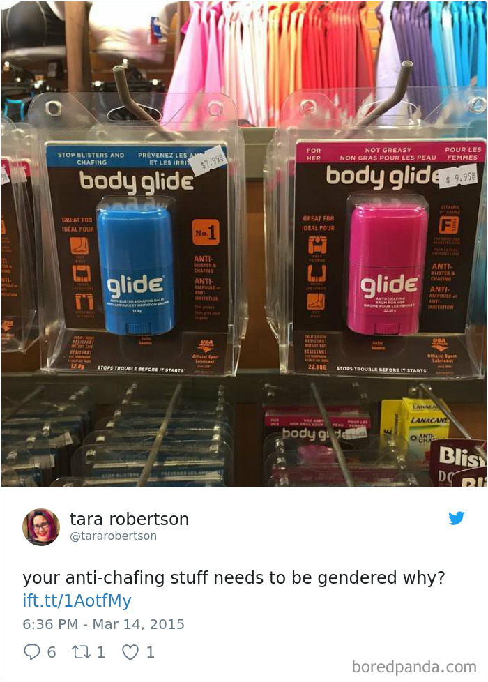 Your Anti-Chafing Stuff Needs To Be Gendered Why?