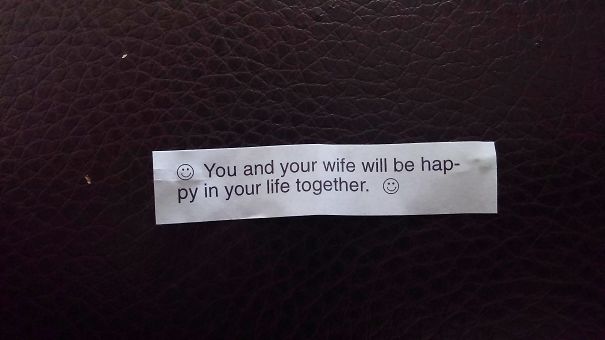 My 9 Year Old Daughter Got This Fortune, I'm Happy For Her