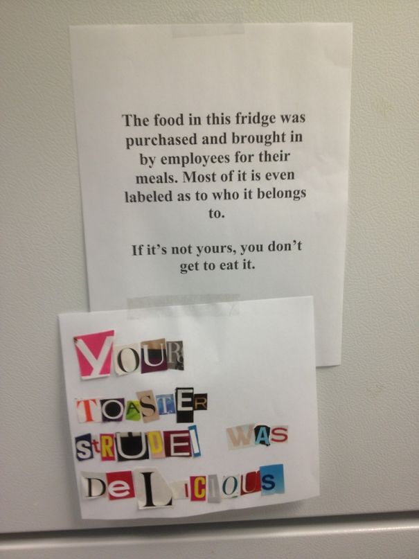 These Are Posted On My Office's Fridge