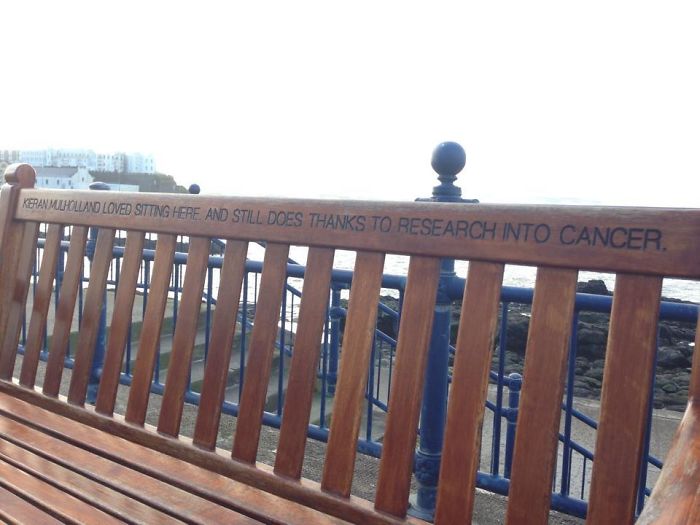 This Bench Makes Me Unfathomably Happy. Way To Go, Kieran Mullholland, Whoever You May Be. Hope Is Important