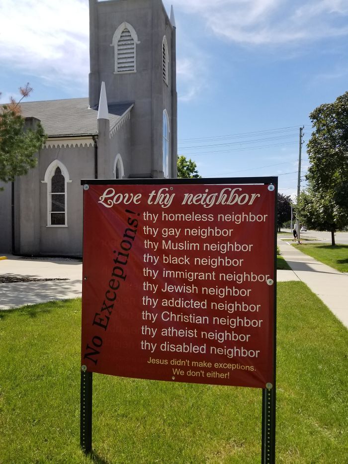 This Sign Is Outside My Local Church
