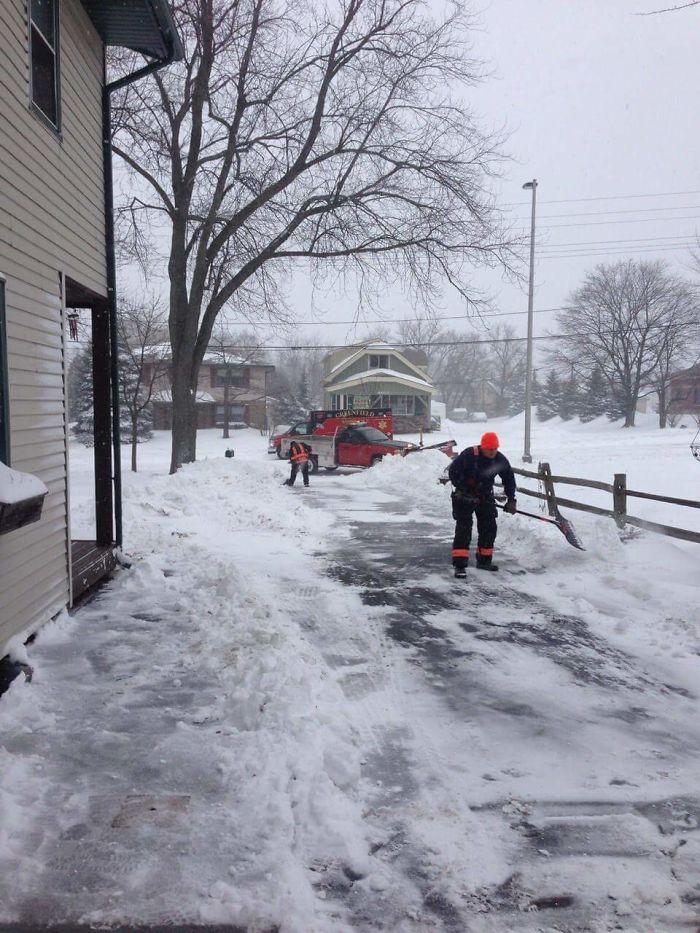 An Elderly Man In My Neighborhood Had A Heart Attack While Shoveling His Driveway. Paramedics Took Him To The Hospital, Then Returned To Finish Shoveling His Driveway For Him