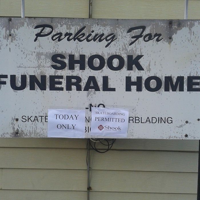 A Good Friend Of Mine Passed Away On Saturday. He Was The Founder Of Shralpers Union, A Community For People Who Were Into Skateboading, Long Boarding, Snowboarding, And Other Similar Activities. The Funeral Home Made An Exception For His Services Today