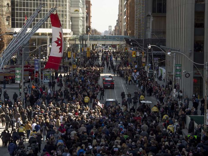 Rob Ford Funeral, Thousands Fill The Streets Of Toronto