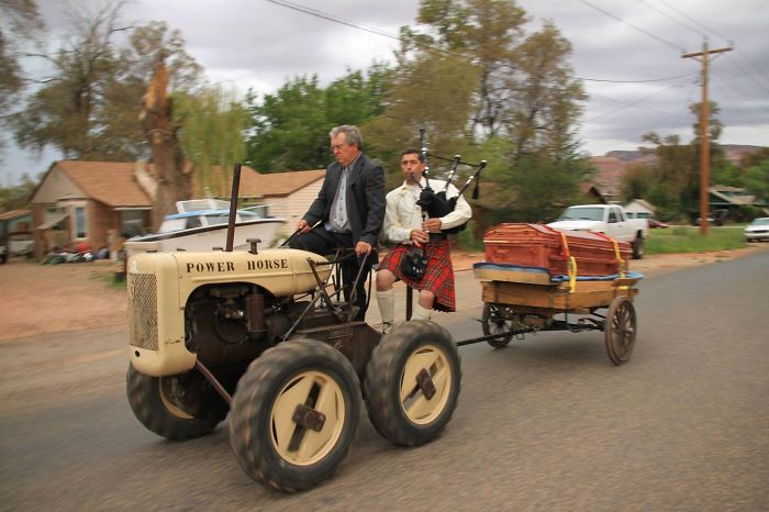My Grandpa Wanted To Be Driven To His Funeral On His Tractor